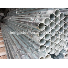 BS1387 Tubo de acero galvanizado medio ERW